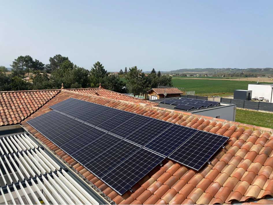 installation photovoltaïque à Saint Nicolas de la Grave